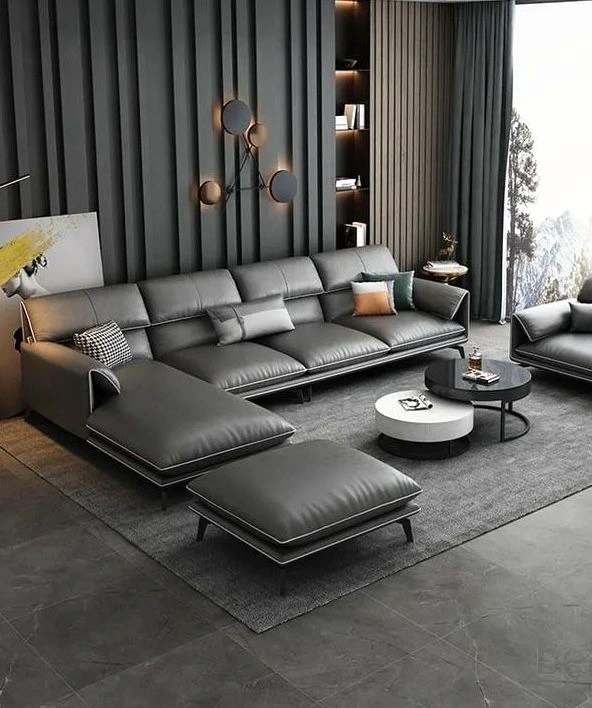 Mẫu Sofa Da VQ-15 – Sự lựa chọn hoàn hảo cho phòng khách sang trọng