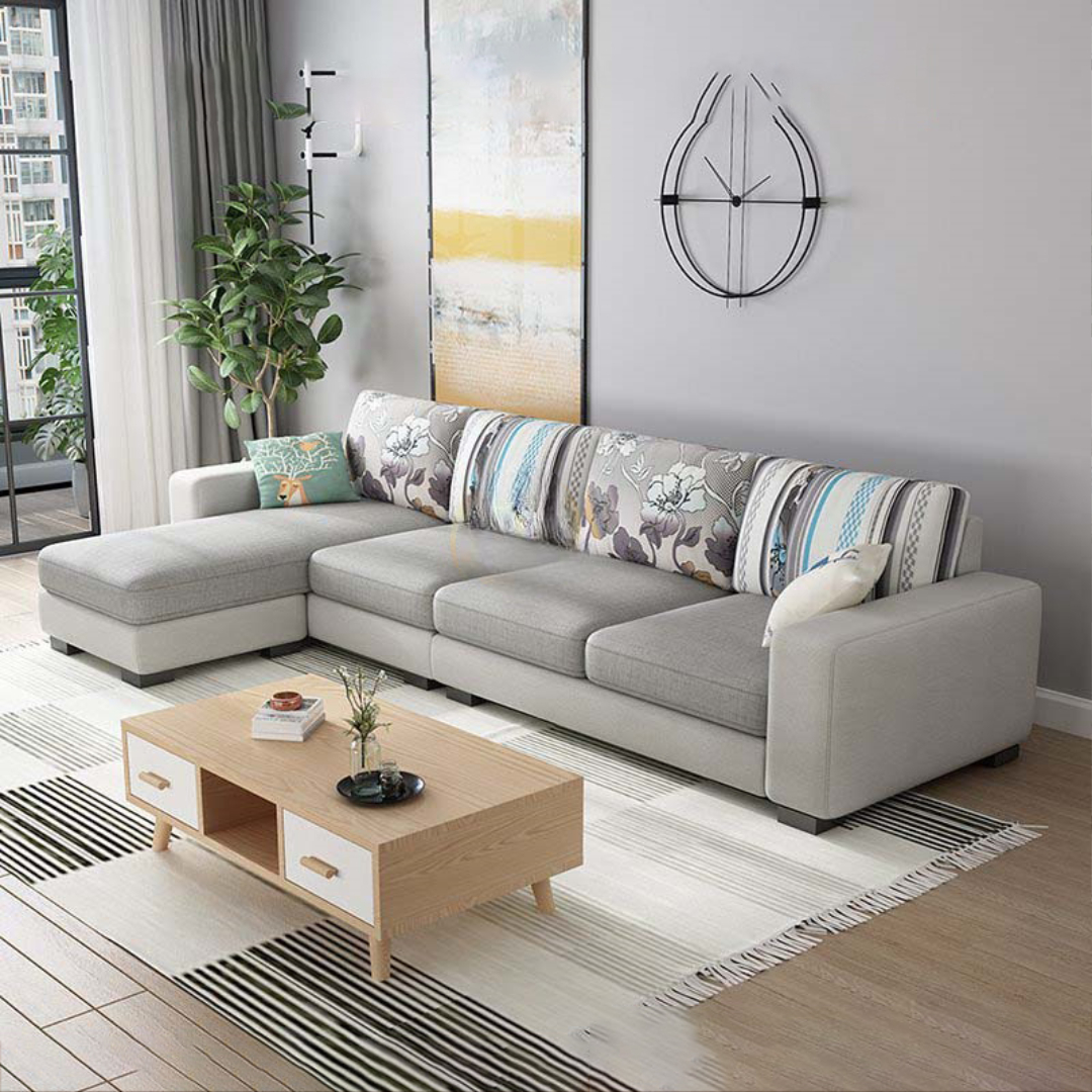 SOFA Nỉ VQ-N2 – Giải Pháp Nội Thất Hiện Đại, Sang Trọng Cho Phòng Khách - Ảnh 4