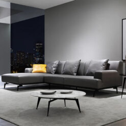 Ghế sofa góc đệm da L23 – Sự lựa chọn hoàn hảo cho không gian sống hiện đại