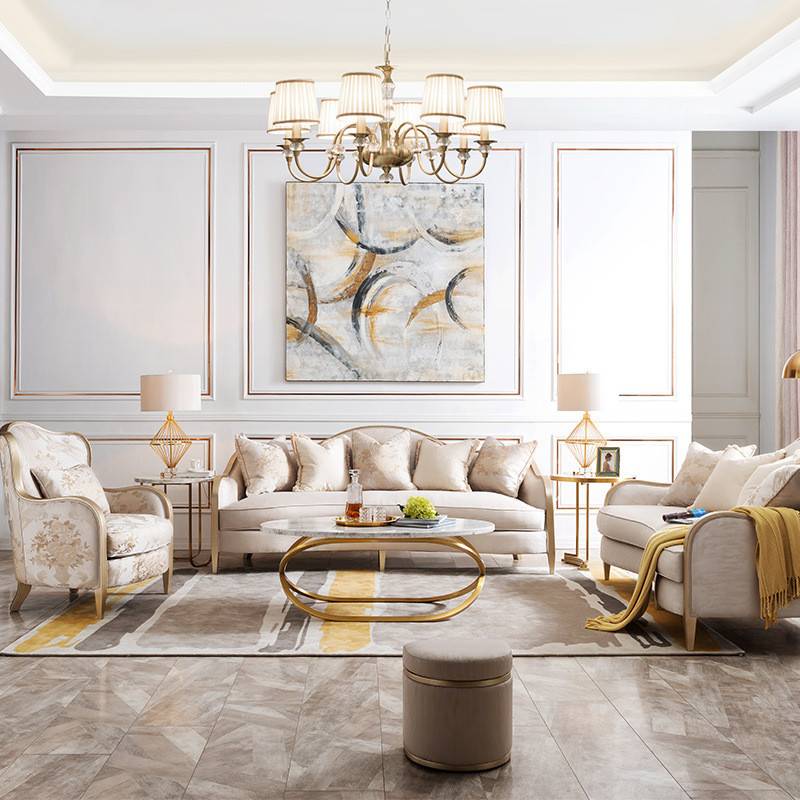 Ghế Sofa Văng Cao Cấp Tân Cổ Điển V46 – Sang Trọng, Đẳng Cấp Cho Không Gian Sống