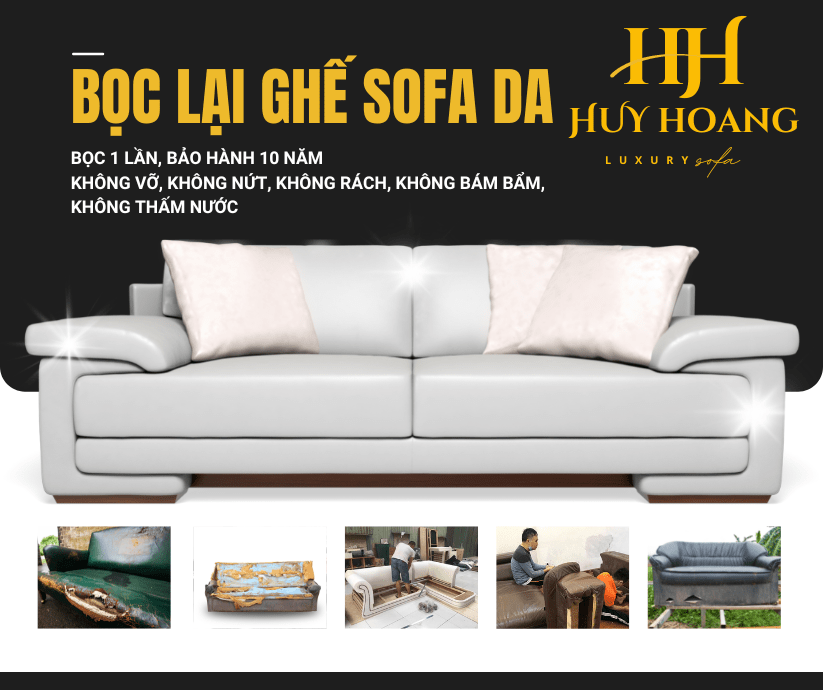 Dịch vụ bọc lại ghế Sofa Da thật