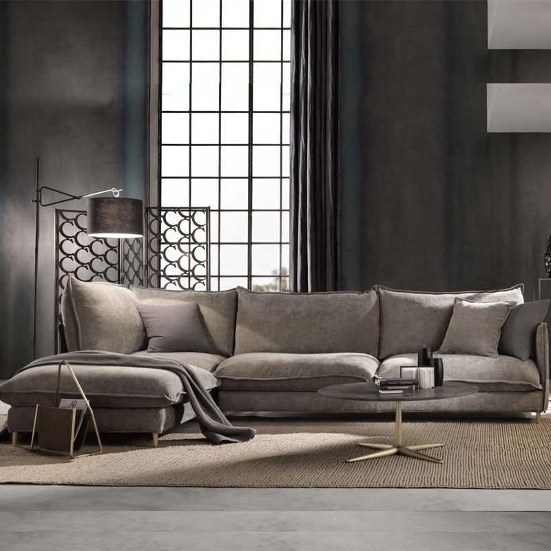 Ghế sofa góc đệm vải cao cấp L27 – Hiện đại, êm ái, giá rẻ tận xưởng Sofa Huy Hoàng - Ảnh 4