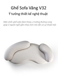 Alternative view of Ghế Sofa Văng Vải Hiện Đại V32 – Sang Trọng, Bền Đẹp, Phù Hợp Mọi Không Gian