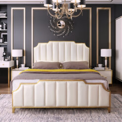 Giường ngủ tân cổ điển sang trọng HH04 – Điểm nhấn đẳng cấp cho không gian phòng ngủ