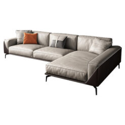Alternative view of Ghế sofa Văng đệm da chân sắt L28 – Hiện đại, bền đẹp, giá rẻ tận xưởng Sofa Huy Hoàng