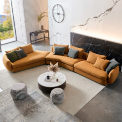 Ghế sofa góc vải thô hiện đại L32 – Sự lựa chọn hoàn hảo cho không gian sống tiện nghi