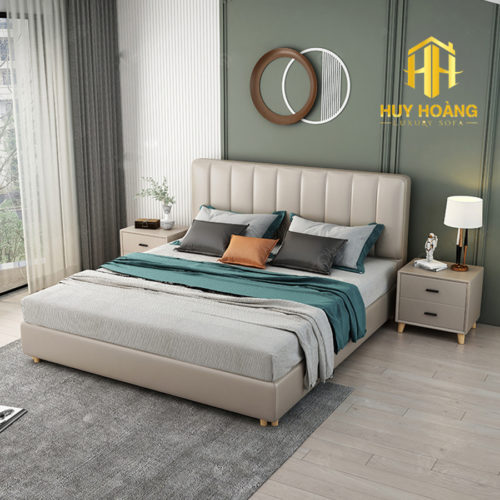 Giường Ngủ Bọc Da HH011