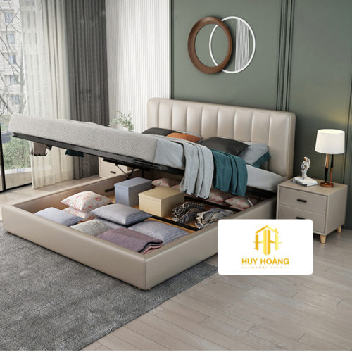 Giường Ngủ Bọc Da HH011
