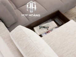 sofa nỉ phong cách bắc âu