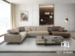 sofa nỉ phong cách bắc âu