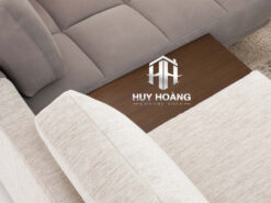 sofa nỉ phong cách bắc âu