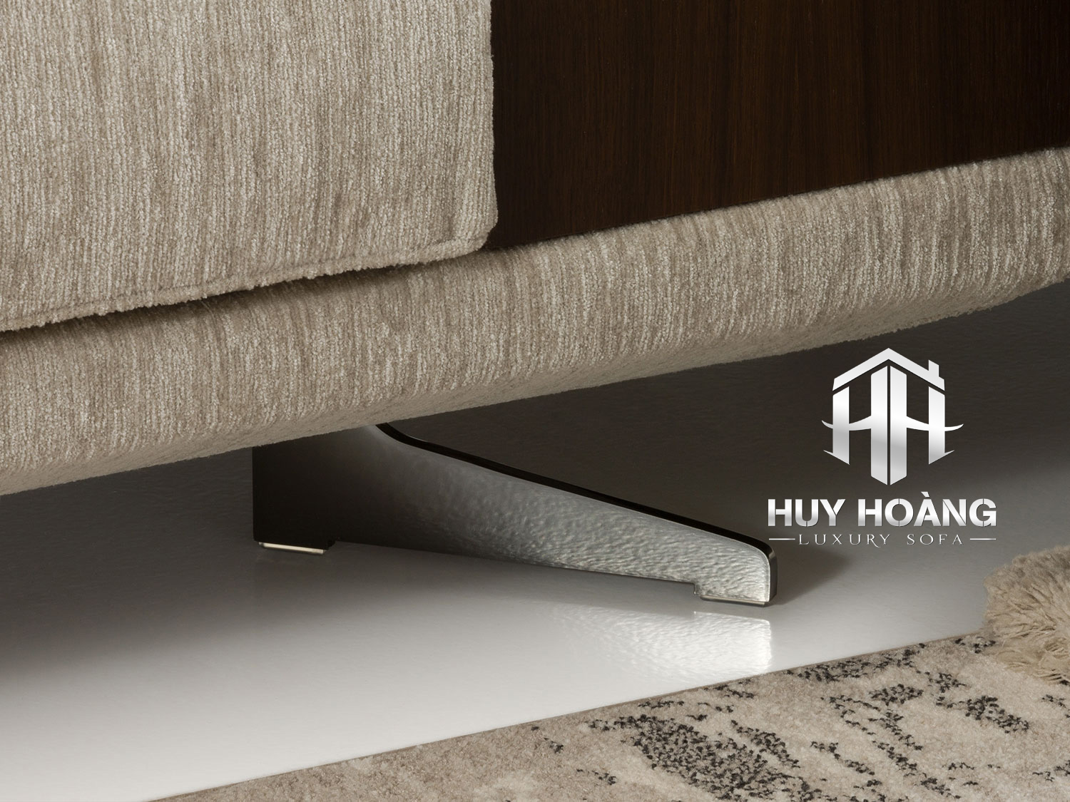 sofa nỉ phong cách bắc âu