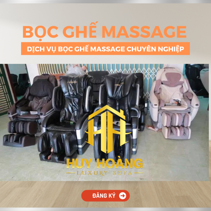 bọc ghế massage uy tín chất lượng giá rẻ tại Hà Nội