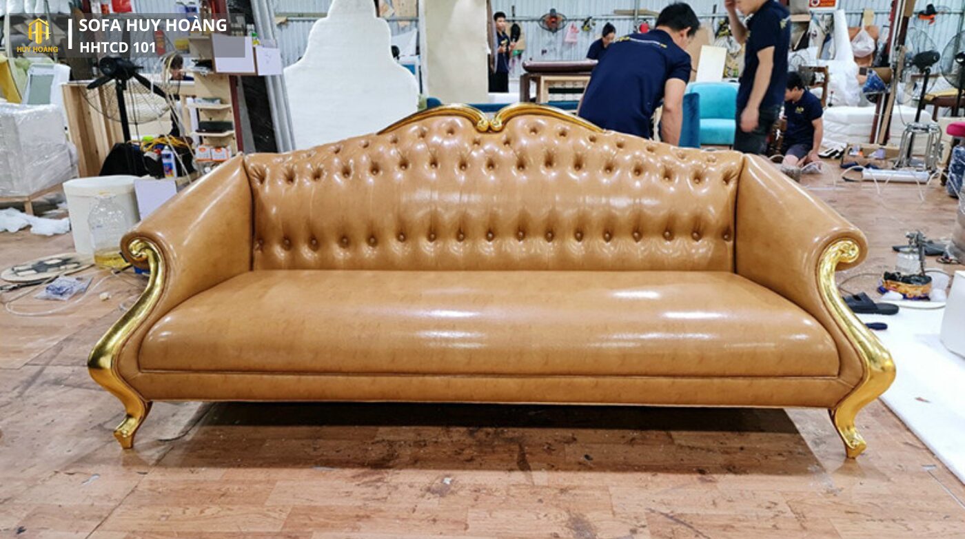 sofa tân cổ điển HHTCD 101 da sofa tân cổ điển HHTCD 101