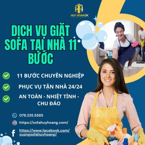 Vệ sinh ghế sofa tại nhà Giặt ghế sofa tại nhà