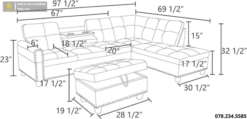 Bản thiết kế mẫu sofa góc HHL 126
