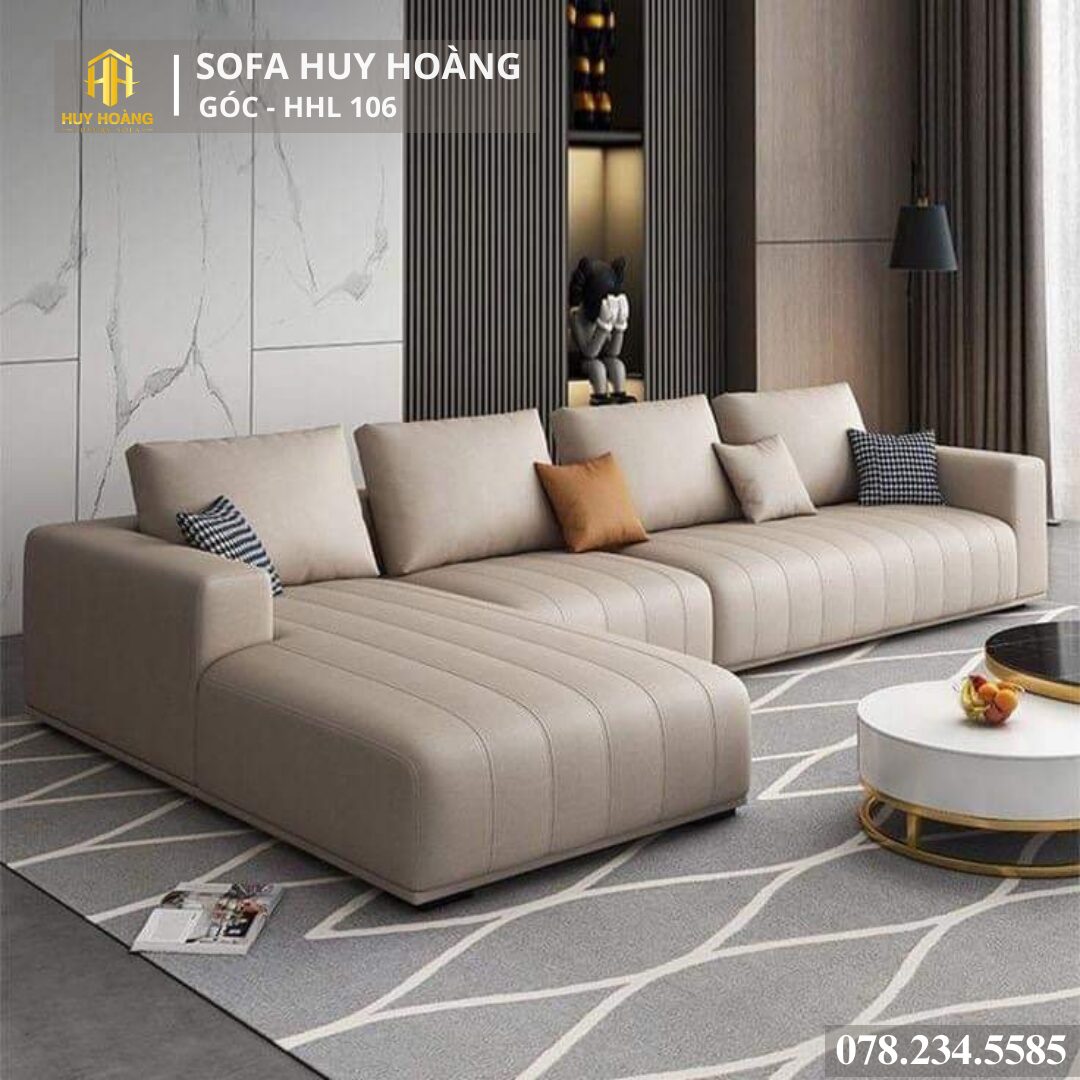 Sofa chữ L góc đẹp nhất