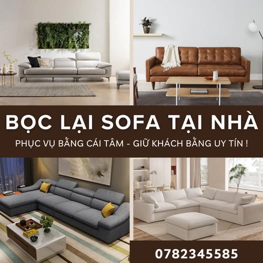 Bọc lại sofa tại Hà Nội