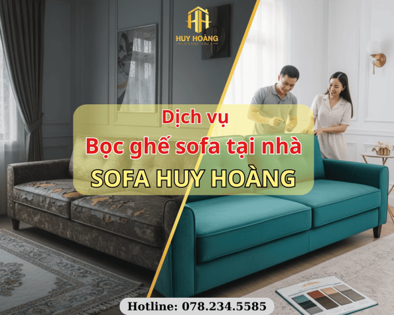 Dịch vụ bọc lại sofa tại nhà