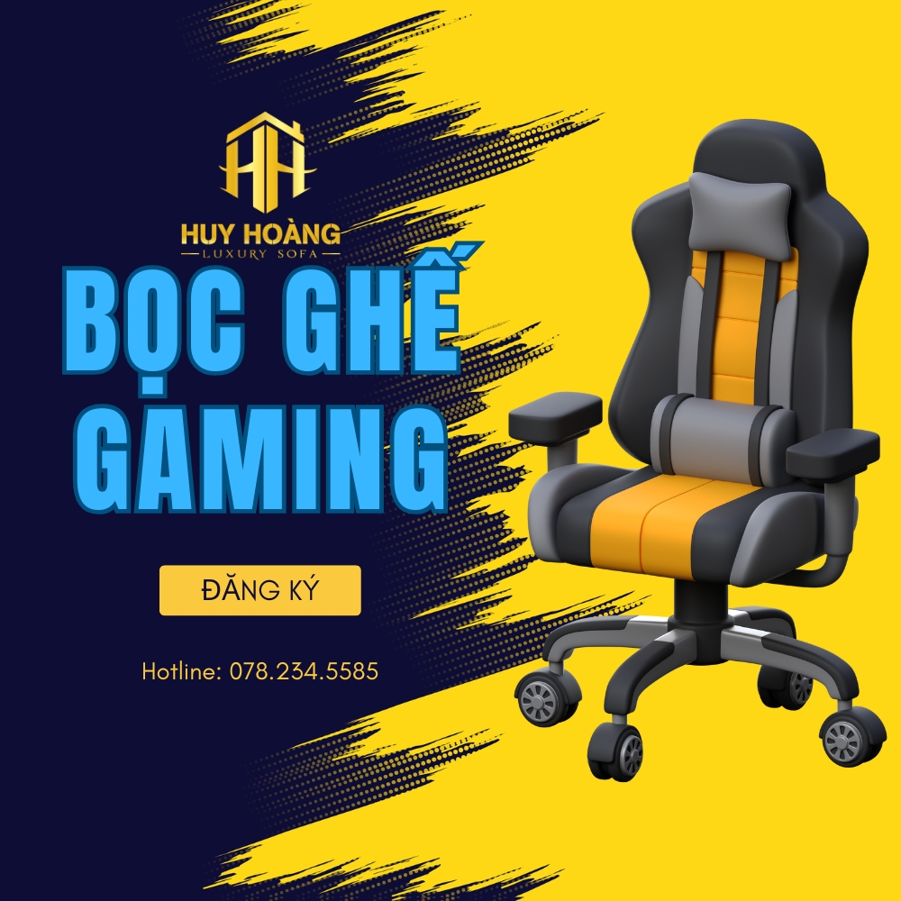 Bọc ghế gaming tại nhà