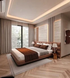 Giường hiện đại HHB2 – Thiết kế tối giản, sang trọng cho không gian ngủ đẳng cấp