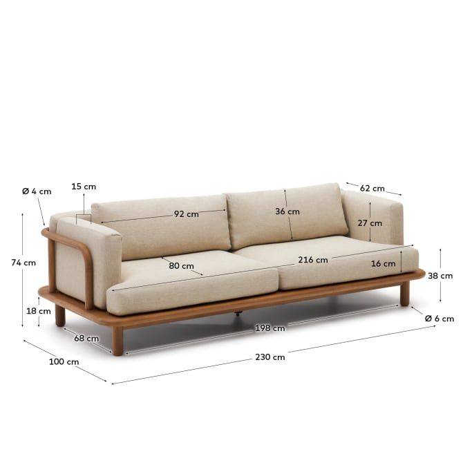 Mẫu sofa văng HHV 060 – Gọn gàng, tiện nghi và sang trọng cho phòng khách hiện đại - Ảnh 2
