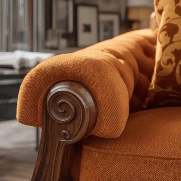 HHV 328 – Mẫu sofa Đông Dương hiện đại, tôn vinh vẻ đẹp không gian sống.