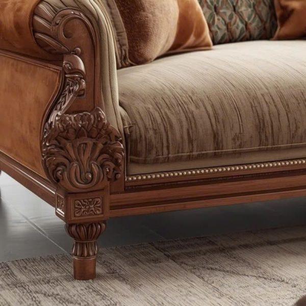 Ghế sofa Indochine HHV 329 – Sang trọng, tinh tế và đầy cuốn hút.
