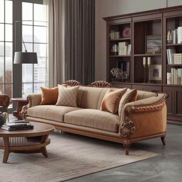 Ghế sofa Indochine HHV 329 – Sang trọng, tinh tế và đầy cuốn hút.
