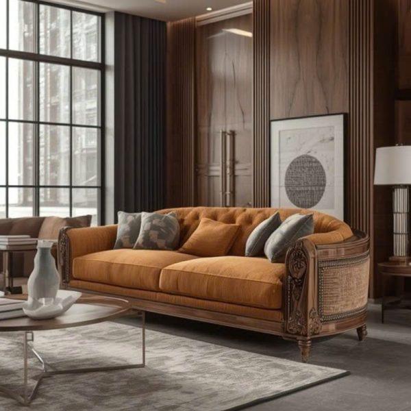 Ghế sofa Indochine HHV 330 – Tinh tế, mềm mại, sang trọng vượt thời gian.