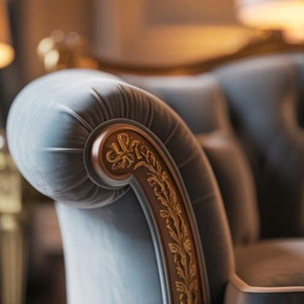 HHV 341 – Sofa tân cổ điển đẳng cấp cho phòng khách.