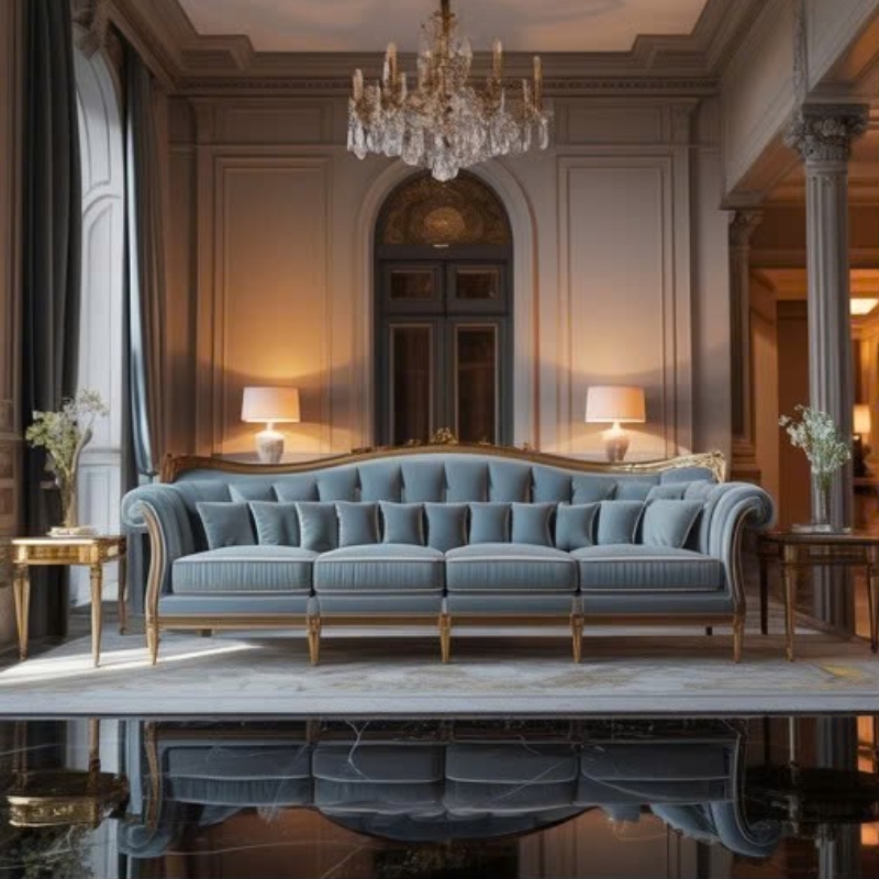 GHẾ SOFA TÂN CỔ ĐIỂN HHV 341 – VẺ ĐẸP SANG TRỌNG KHẲNG ĐỊNH ĐẲNG CẤP