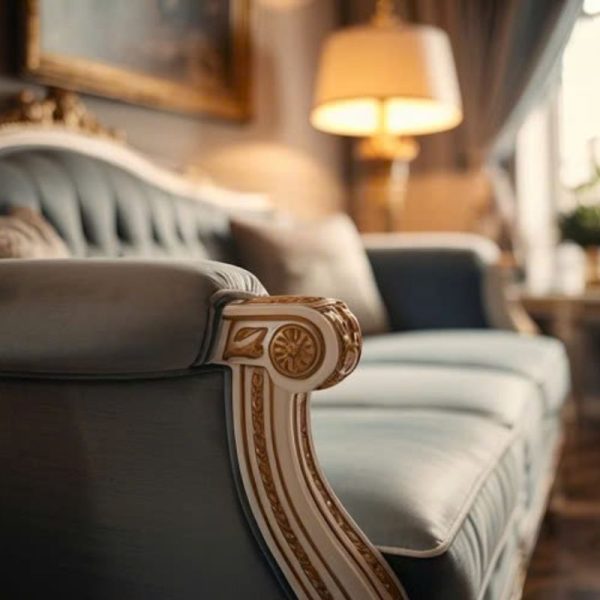 HHV 343 – Sofa tân cổ điển thanh lịch, bền đẹp theo thời gian.