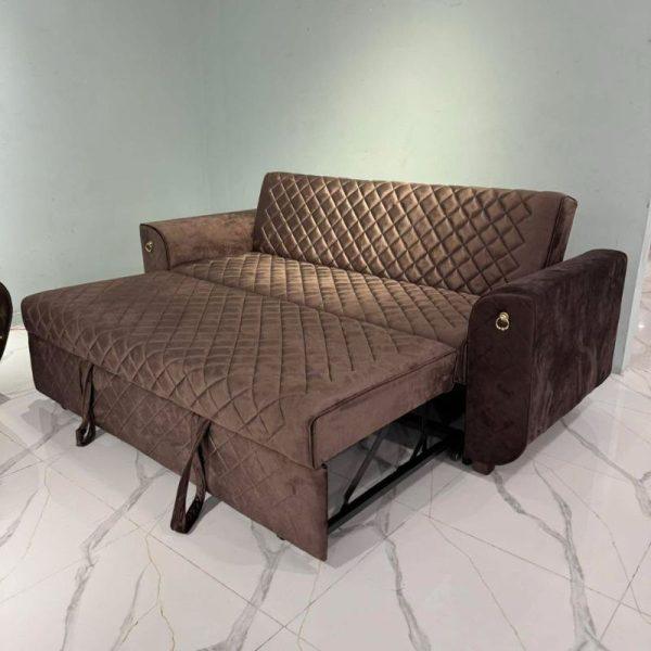 Ghế sofa giường HHV 356 – Thiết kế hiện đại, gọn gàng, phù hợp mọi không gian sống.