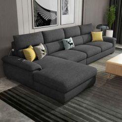 Sofa góc HHL298 form dáng cân đối, chắc chắn.