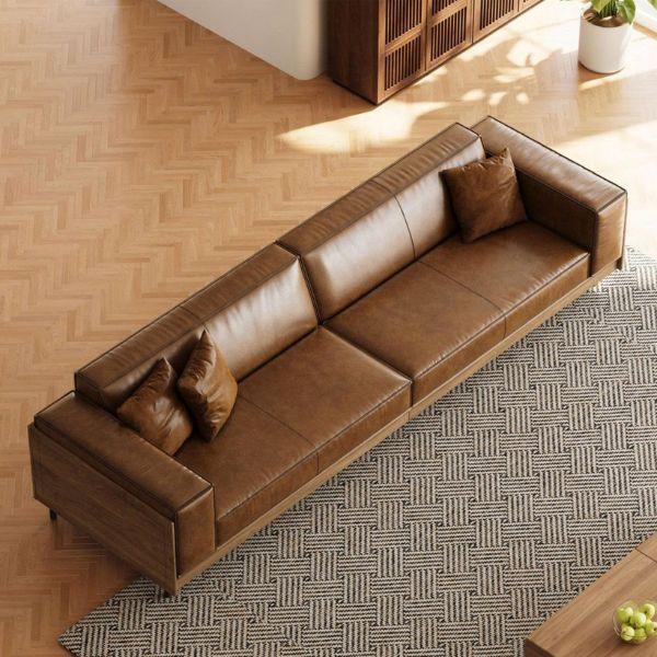 Mẫu sofa văng HHV 438 mang phong cách tinh tế, dễ dàng phối hợp với nhiều kiểu nội thất.