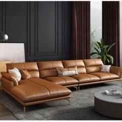 Sofa góc HHL302 thiết kế hiện đại, tối ưu không gian phòng khách.