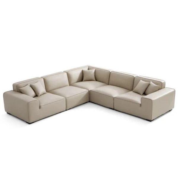Sofa góc HHL301 thiết kế hiện đại, tối ưu không gian phòng khách.