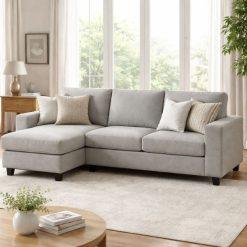 Sofa góc HHL310 thiết kế hiện đại, tối ưu không gian phòng khách.