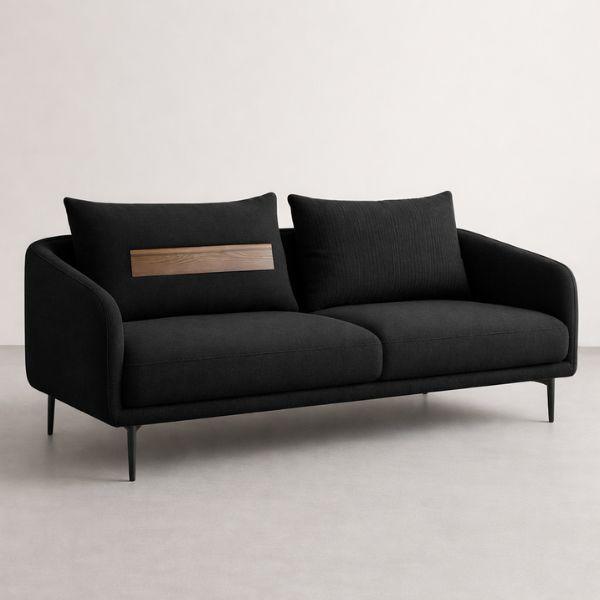 Cận cảnh chất liệu cao cấp và đường may sắc nét của sofa văng HHV 487 Sofa Huy Hoàng