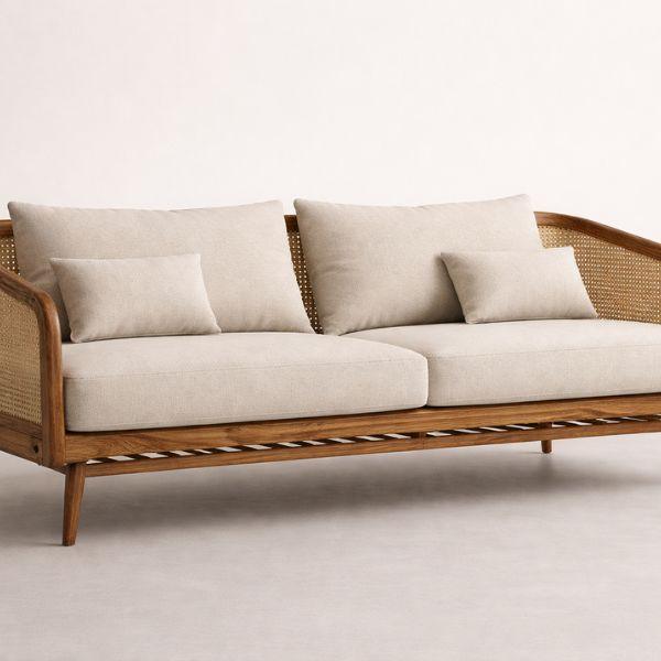 Sofa văng HHV 487 Sofa Huy Hoàng mang lại trải nghiệm êm ái, tiện nghi