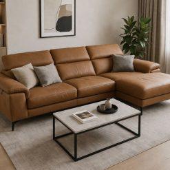 Sofa góc HHL315 thiết kế hiện đại, tối ưu không gian phòng khách.