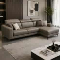 Sofa góc HHL315 thiết kế hiện đại, tối ưu không gian phòng khách.