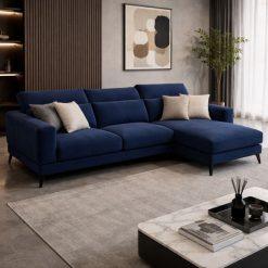 Sofa góc HHL315 thiết kế hiện đại, tối ưu không gian phòng khách.