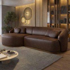Mẫu sofa HHL280 giúp phòng khách trở nên ấm cúng và tiện nghi.
