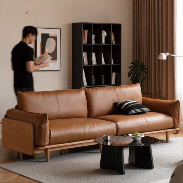 Sofa văng HHL 342 Sofa Huy Hoàng thiết kế hiện đại, tinh tế cho phòng khách