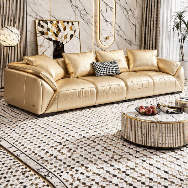 Sofa văng HHV 348 Sofa Huy Hoàng mang lại trải nghiệm êm ái, tiện nghi