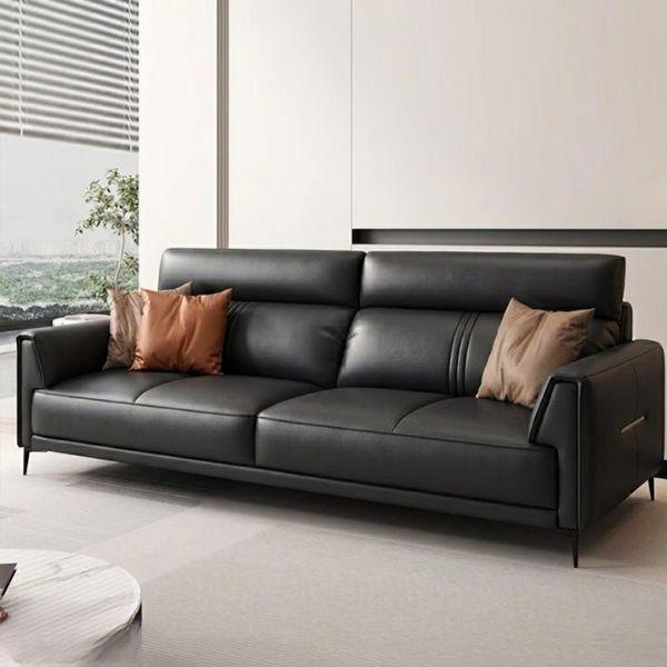 Cận cảnh chất liệu cao cấp và đường may tỉ mỉ của sofa văng HHV 555 Sofa Huy Hoàng