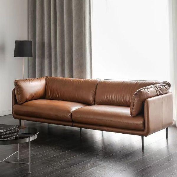 Cận cảnh chất liệu cao cấp và đường may tỉ mỉ của sofa văng HHL 358 Sofa Huy Hoàng