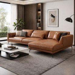 Sofa góc HHL330 thiết kế hiện đại, tối ưu không gian phòng khách.